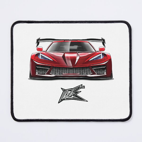 Item preview, corvette c8 stingray widebody red designed and sold by NaquashM.