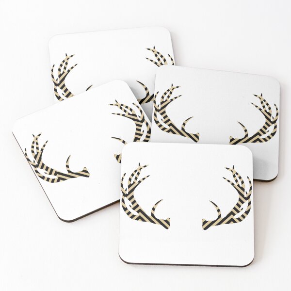 Item preview, Art Deco Deer Antlers designed and sold by Spike The Punch Design Co..