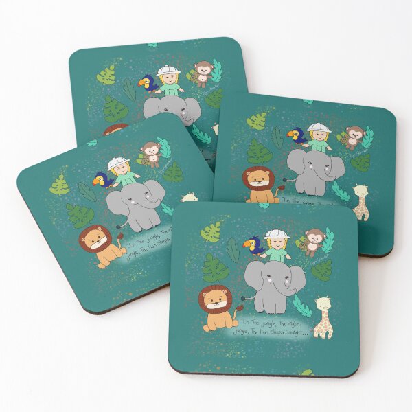 Item preview, jungle animals polly by Olga Schembri  designed and sold by Olga Schembri.