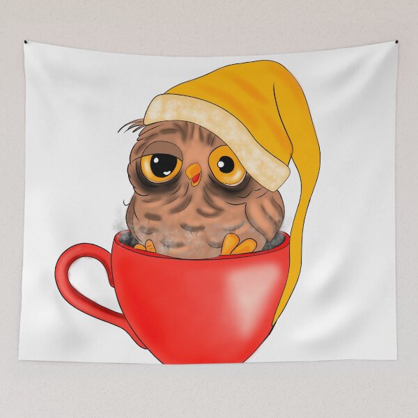 Item preview, Sleepy owl designed and sold by MeliiisandreArt.