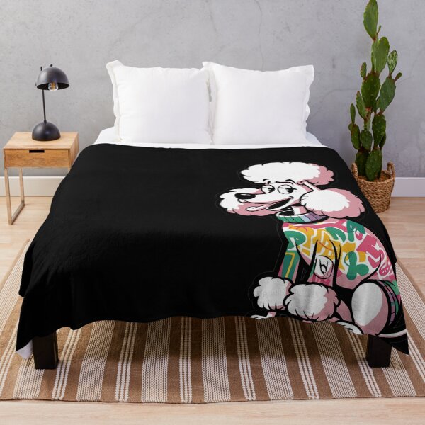 Item preview, Cool Funny White Poodle Dog Wearing Sweater Graffiti designed and sold by Nature's Fancy.