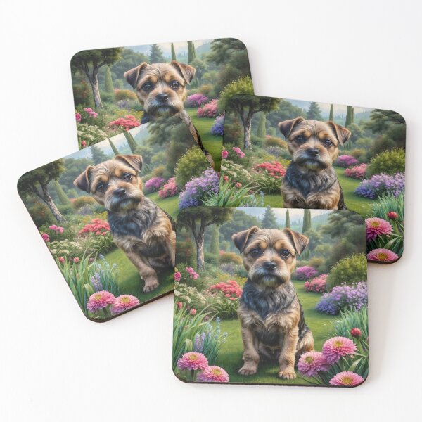 Item preview, Tinker Border Terrier Dog Portrait Art designed and sold by Heart and Soul Studio.