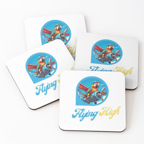 Item preview, Flying Parrot, Parrot on plane designed and sold by WookyPrayer.