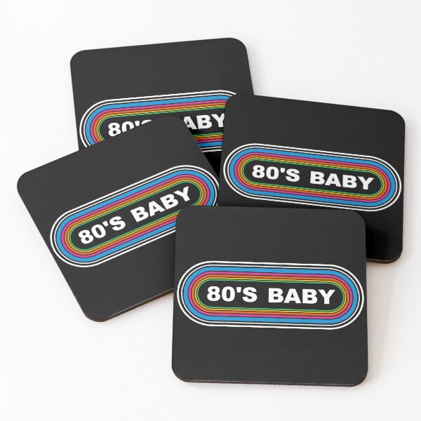Item preview, 80s BABY  70's 80's Gen X boomer West Coast KLOS parody Bumper Sticker designed and sold by FlatSixGraphics.