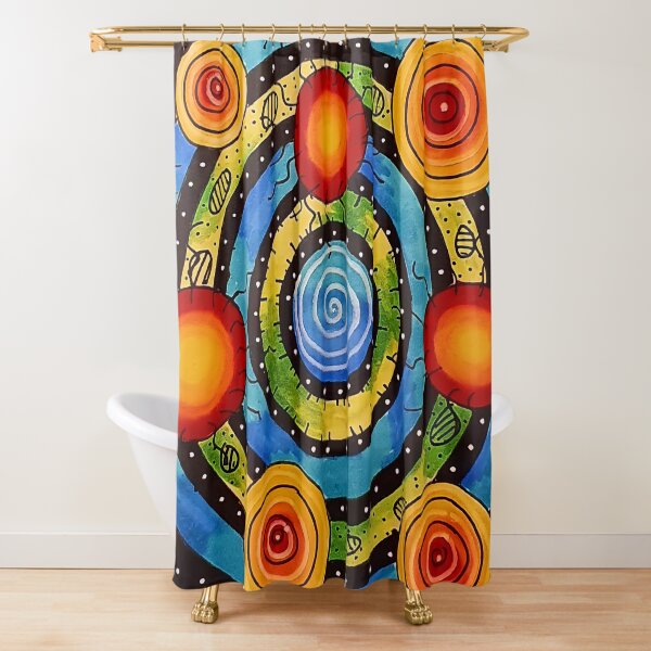 Item preview, Illustration With Circles and Spirals designed and sold by nanatakola.