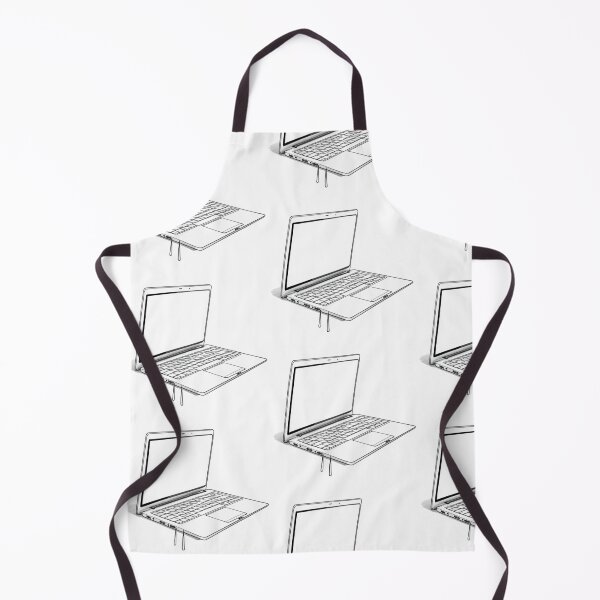 Item preview, Laptop Line Drawing designed and sold by GeoSketchWear.