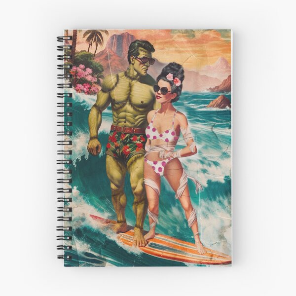 Item preview, Surfing Bride and Frankensteins Monster  designed and sold by MatrixTattoo.