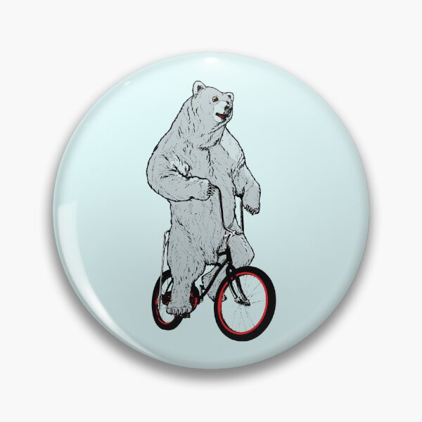 Item preview, Polar Bear on a Bike designed and sold by typicalartguy.