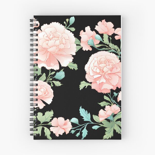 Item preview, A calming floral pattern with pastel carnations designed and sold by Tchoice.