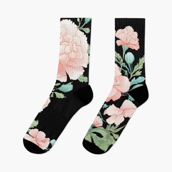 Item preview, A calming floral pattern with pastel carnations designed and sold by Tchoice.