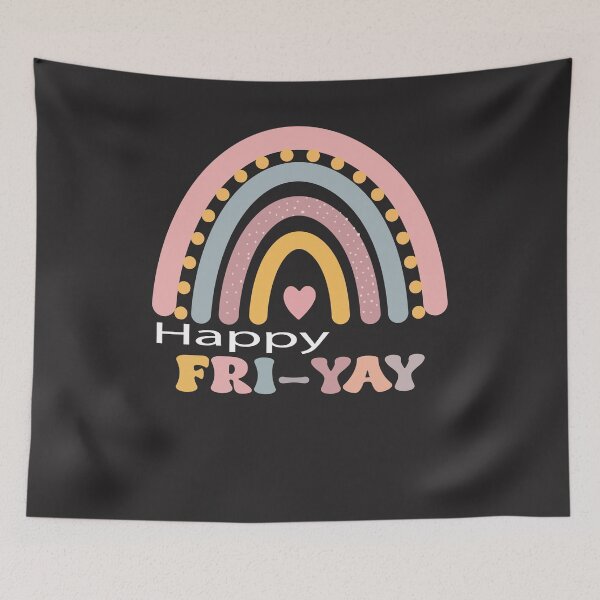 Item preview, Happy Fri-Yay Friday Lovers Fun   Weekend T-Shirt designed and sold by Fadawich.