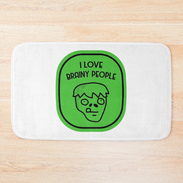 Item preview, I Love Brainy People Zombie | Funny Zombie Word Design designed and sold by TrueMotion.