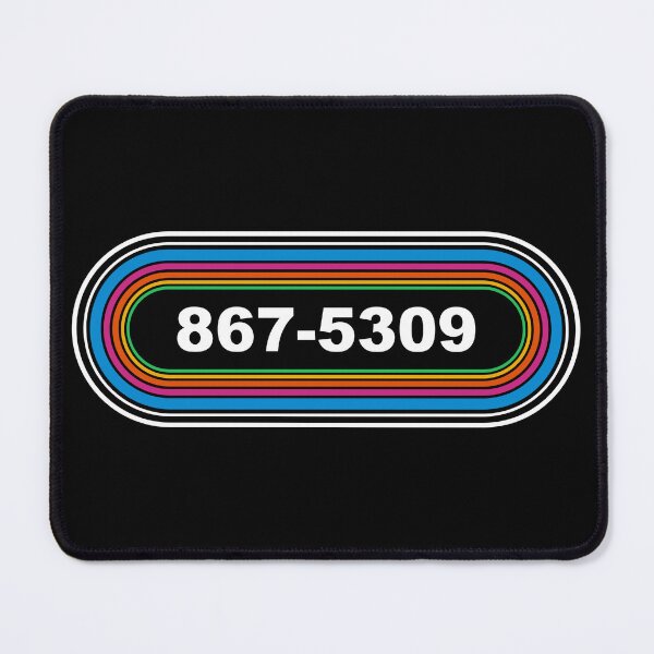 Item preview, Jenny I got your number 8675309 song 70's 80's Gen X boomer West Coast KLOS parody Bumper Sticker designed and sold by FlatSixGraphics.