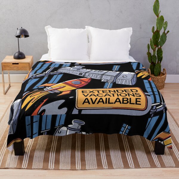 Item preview, Funny Space Station Extended Vacations Satire designed and sold by Nature's Fancy.