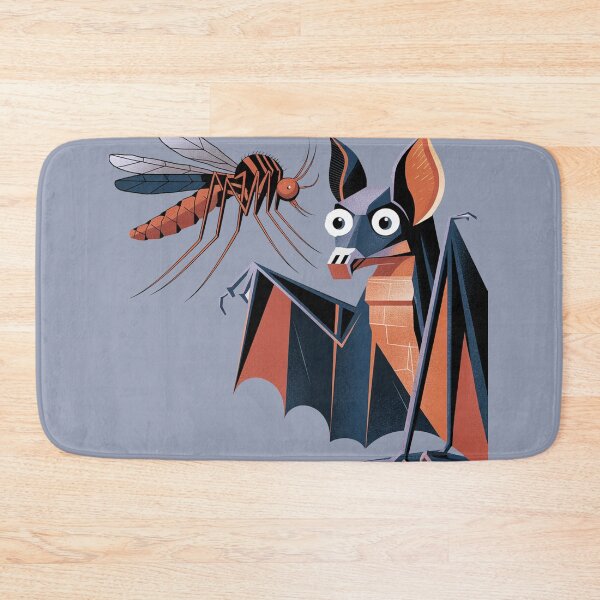 Item preview, Funny Bat and Giant Mosquito Abstract designed and sold by Nature's Fancy.