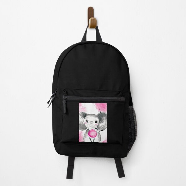 Item preview, Elephant Bubble Gum Pink Handmade No AI designed and sold by PINTOXIA.