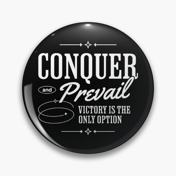 Item preview, Racing - Conquer and Prevail - Motivational Quote designed and sold by RaceDayRags.