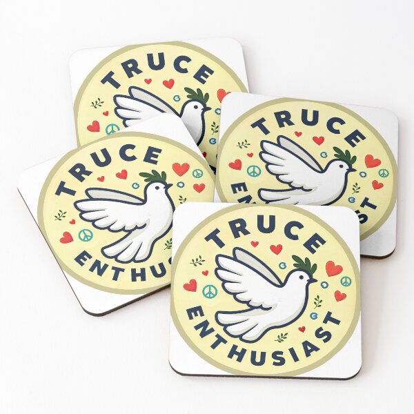 Item preview, Sticker T-Shirt Design Trending: Truce Enthusiast designed and sold by ForeverPrintsOK.
