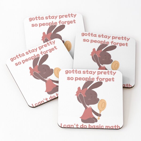 Item preview, Gotta stay pretty bunny designed and sold by BlobShop5.