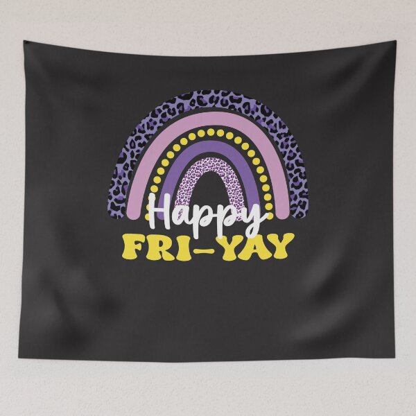 Item preview,  Happy Fri-Yay Friday Lovers Fun   Weekend T-Shirt designed and sold by Fadawich.