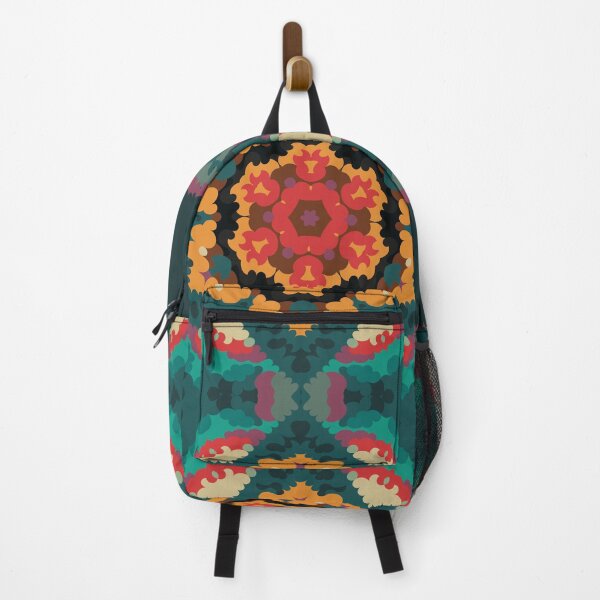 Item preview, Retro Mandala Blue Orange and Red designed and sold by WormholeOrbital.