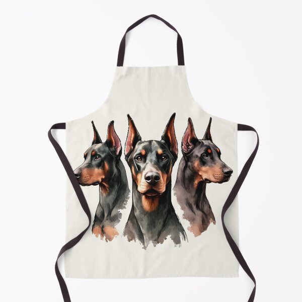 Item preview, Three Colorful Dobermans in Watercolor designed and sold by Blink Art Studio.