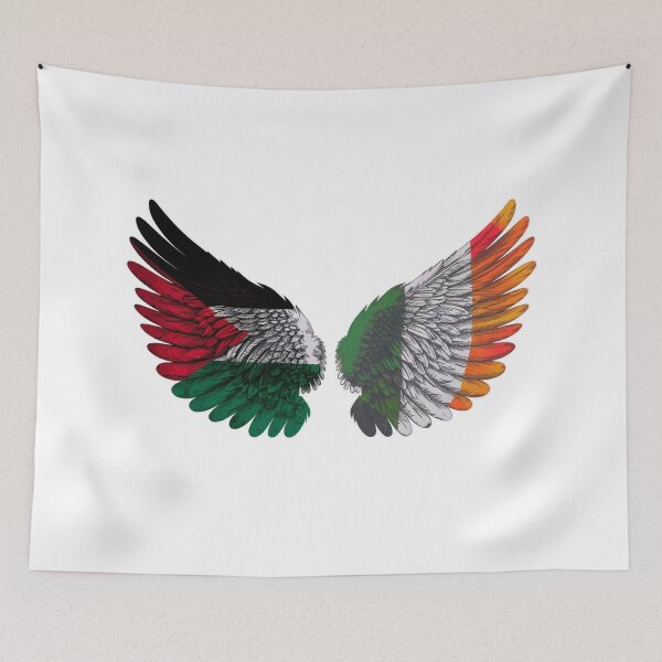 Item preview, Wings of Peace Palestine and Ireland designed and sold by VibeTwist.