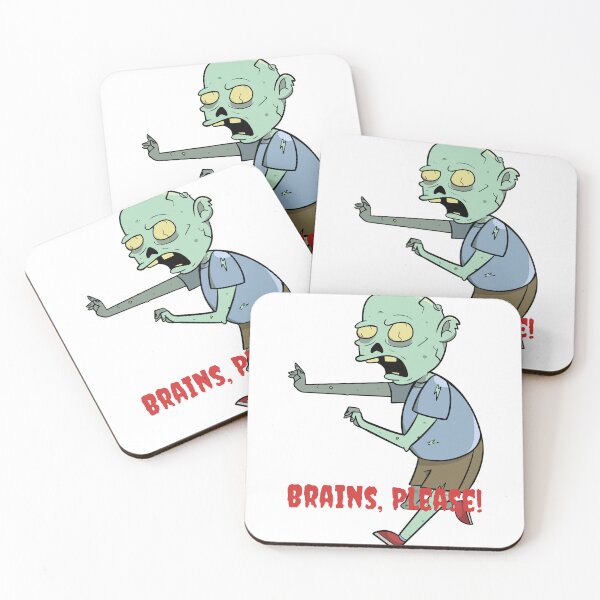 Item preview, Brains, Please! Zombie Design | Funny Zombie Word Art designed and sold by TrueMotion.