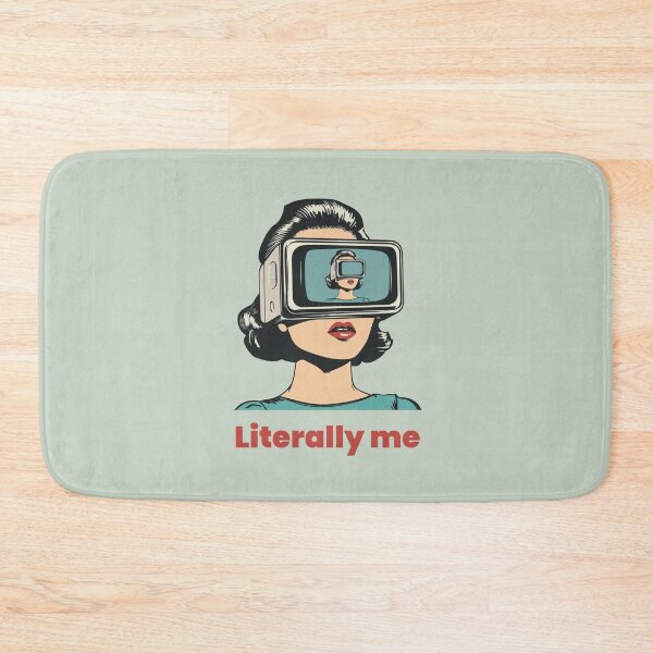 Item preview, Literally Me Virtual Reality Art - Funny VR Glasses Parody Meme designed and sold by CroesCreations.