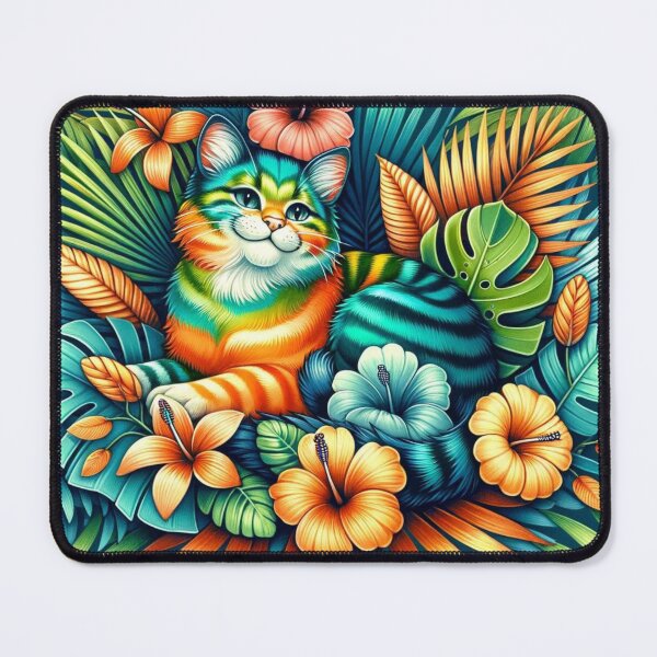 Item preview, Tropical cat designed and sold by FusiTink.