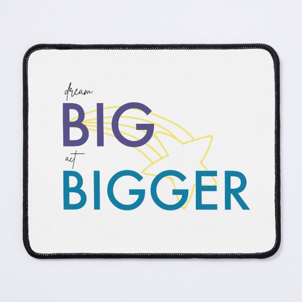 Item preview, Dream Big, Act Bigger | Positivity | Motivational | Inspirational | Typography designed and sold by PrintEveryday.