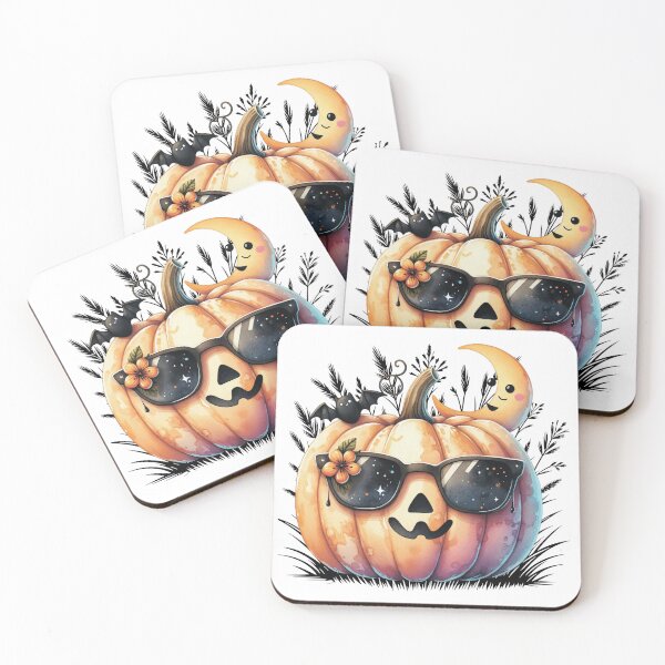Item preview, A cute pumpkin with glasses. designed and sold by MagelliShop.