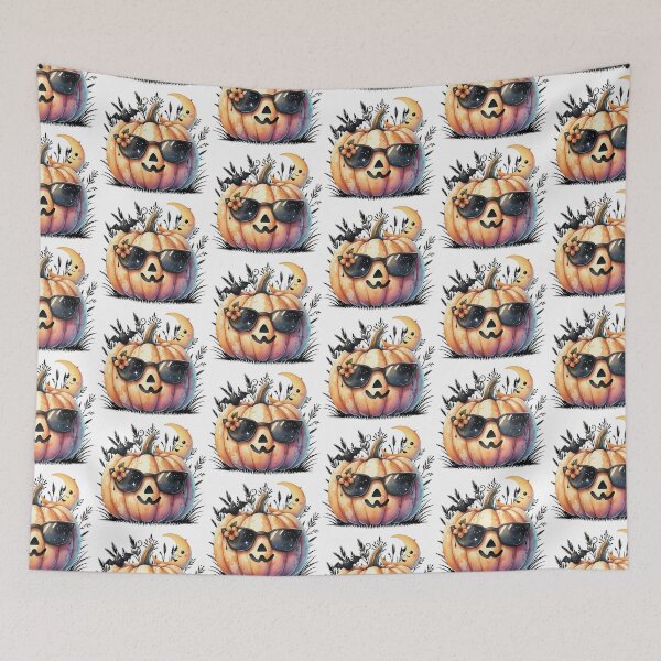 Item preview, A cute pumpkin with glasses. designed and sold by MagelliShop.