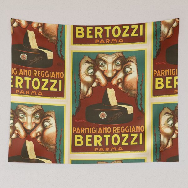 Item preview, Bertozzi Parma Cheese Italian Advertising designed and sold by TeeARTHY.