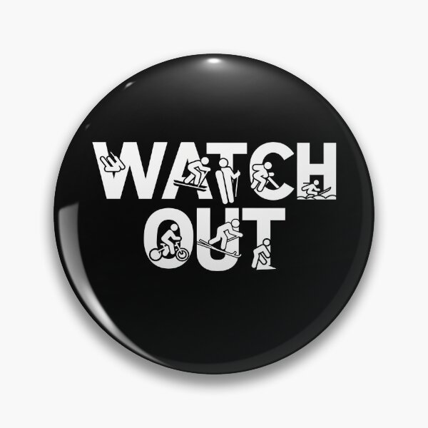 Item preview,  Watch Out Adventure Icons  Outdoor lover designed and sold by DrawHandArt.
