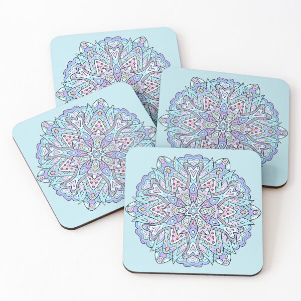 Item preview, Beautiful blue mandala designed and sold by Sofya Dushkina.