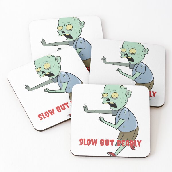 Item preview, Slow but Deadly | Funny Zombie Word Design designed and sold by TrueMotion.