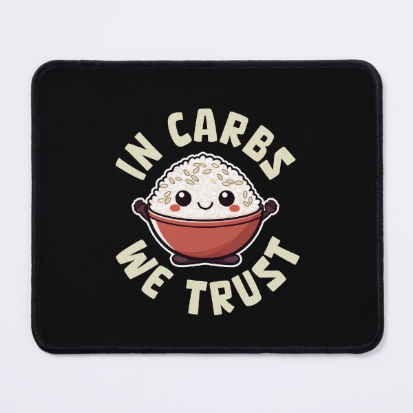 Item preview, In Carbs We Trust Funny Food Shirt designed and sold by Extra Rice Tees.