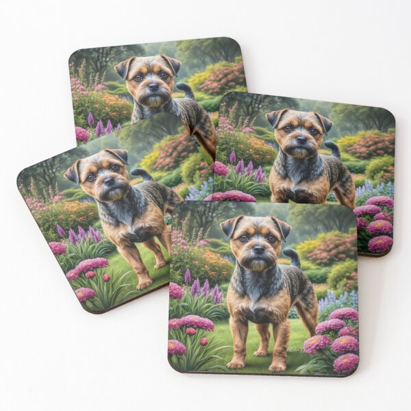 Item preview, Gidget Border Terrier Dog Portrait Art designed and sold by Heart and Soul Studio.