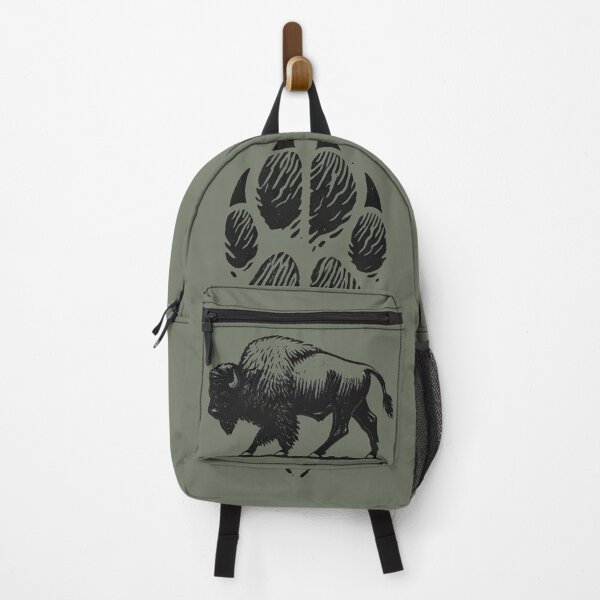 Item preview, Bison and Its Track designed and sold by Blink Art Studio.