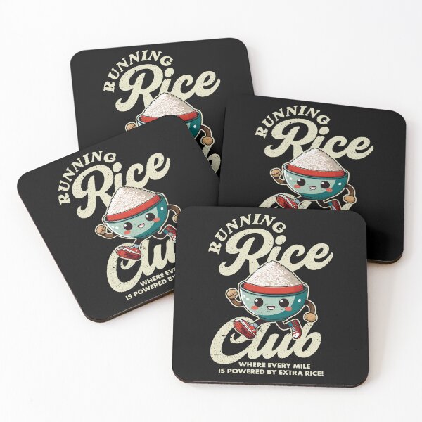 Item preview, Running Rice Club Funny Rice Shirt designed and sold by Extra Rice Tees.