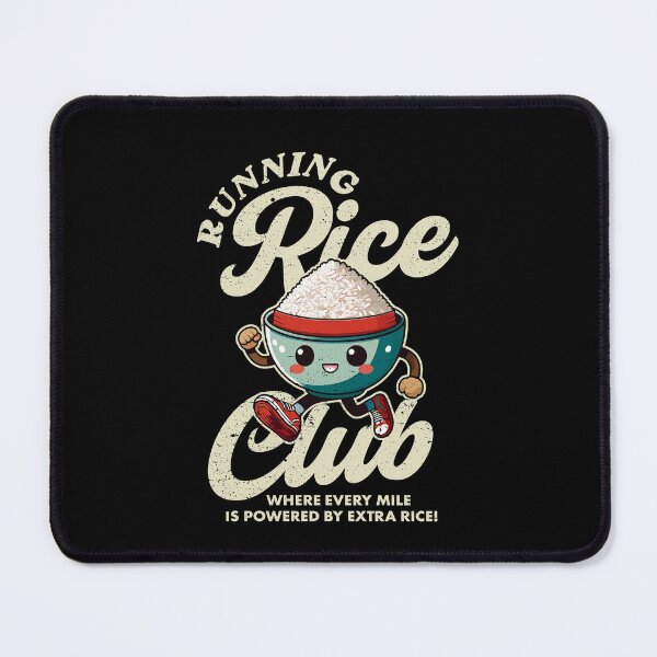 Item preview, Running Rice Club Funny Rice Shirt designed and sold by Extra Rice Tees.