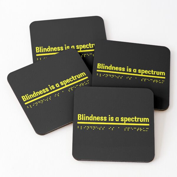 Item preview, Blindness is a spectrum - Yellow  designed and sold by Bad Zombie .