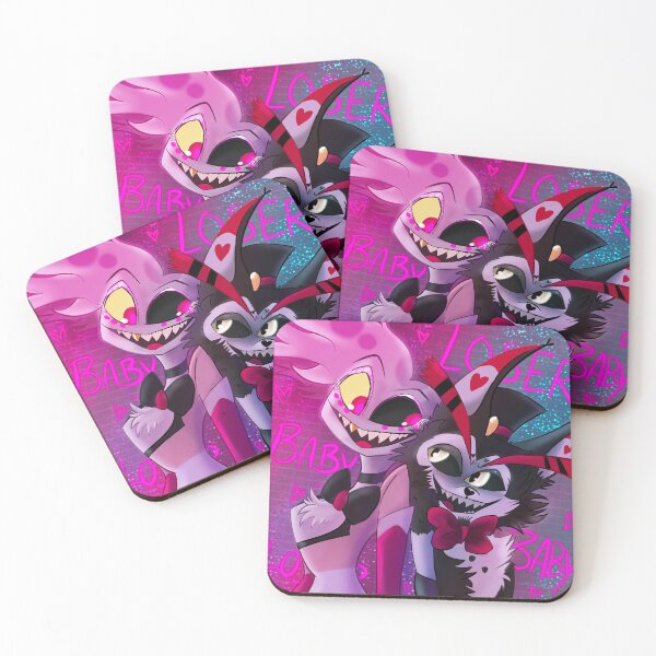 Item preview, Rediseño de la escena del perdedor de Angel y Husk en Hazbin Hotel Huskerdust Husk x Angel Dust designed and sold by Wolverinemegzi.
