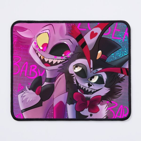 Item preview, Angel and husk loser scene redraw hazbin hotel huskerdust husk x Angel dust  designed and sold by Wolverinemegzi.