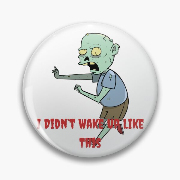 Item preview, No me desperté así | Diseño divertido de palabras de zombies designed and sold by TrueMotion.