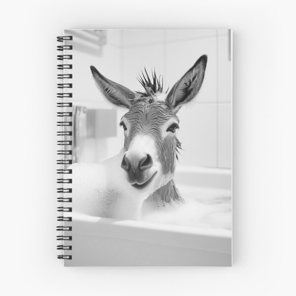 Item preview, Donkey Taking a Bath, Funny Vintage Animal Photo designed and sold by CheekyAnimalz.