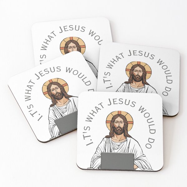 Artikelvorschau, I.T ist, was Jesus tun würde. Design für Techniker, Softwareentwickler, Softwareingenieure, Computerprogrammierer entworfen und verkauft von Invisible-Cult.