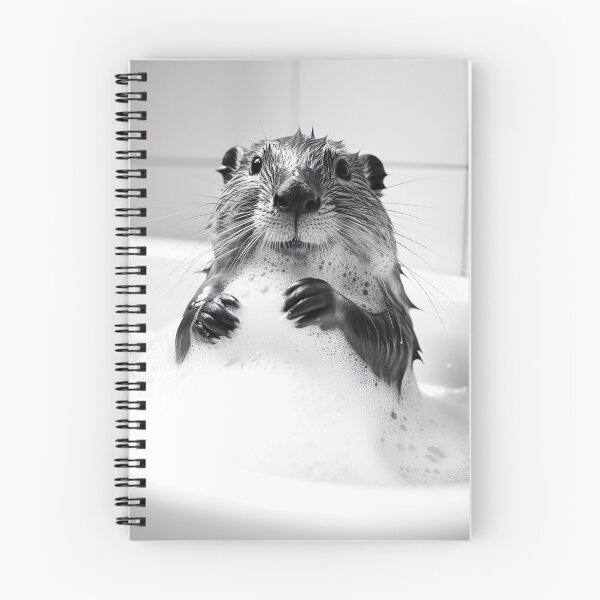 Item preview, Beaver Taking a Bath, Funny Vintage Animal Photo designed and sold by CheekyAnimalz.