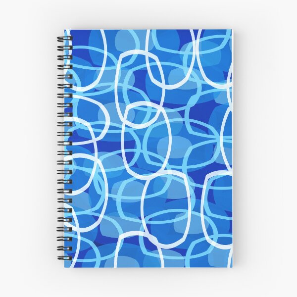 Item preview, Retro Blue Abstract Pattern designed and sold by Andrew  Hitchen.